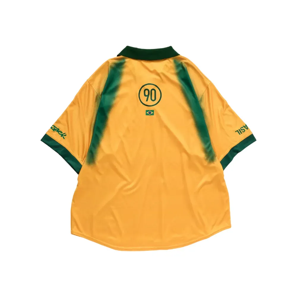 Cactus Jack x Nike Camiseta Brasil Total 90 Retro Jersey Yellow
