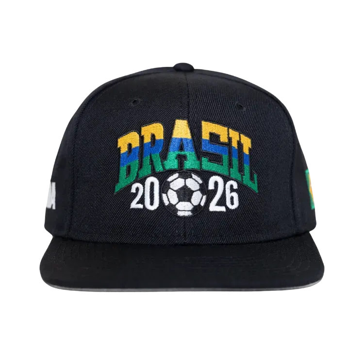 Boné oMA Studios Brasil Retro WC 2026 Black