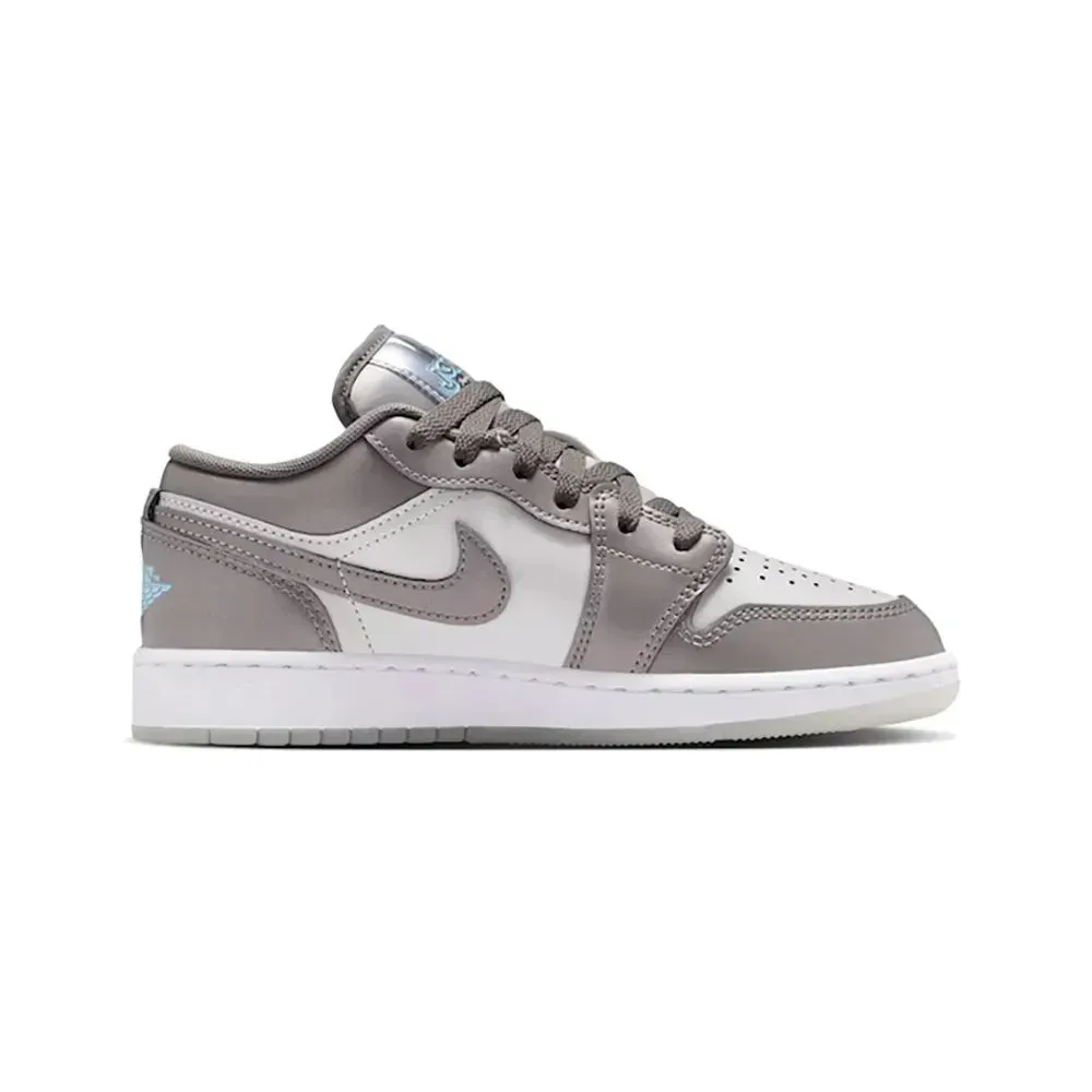 Air Jordan 1 Low Se Grey White Infantil - Droper
