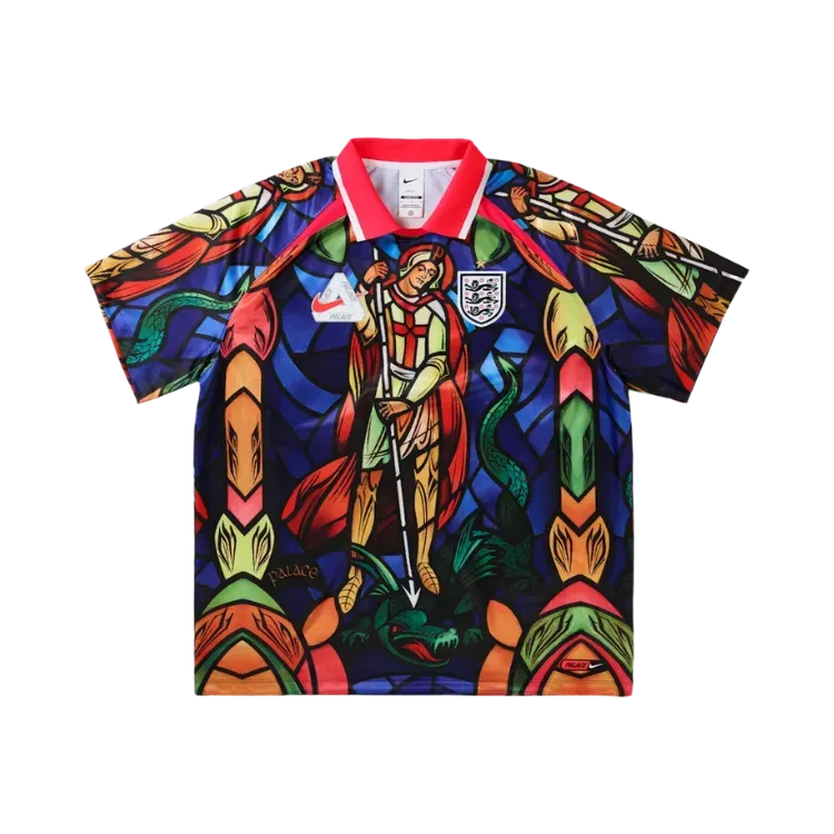 Palace x Nike Camiseta England Dri-FIT Football Jersey Bright