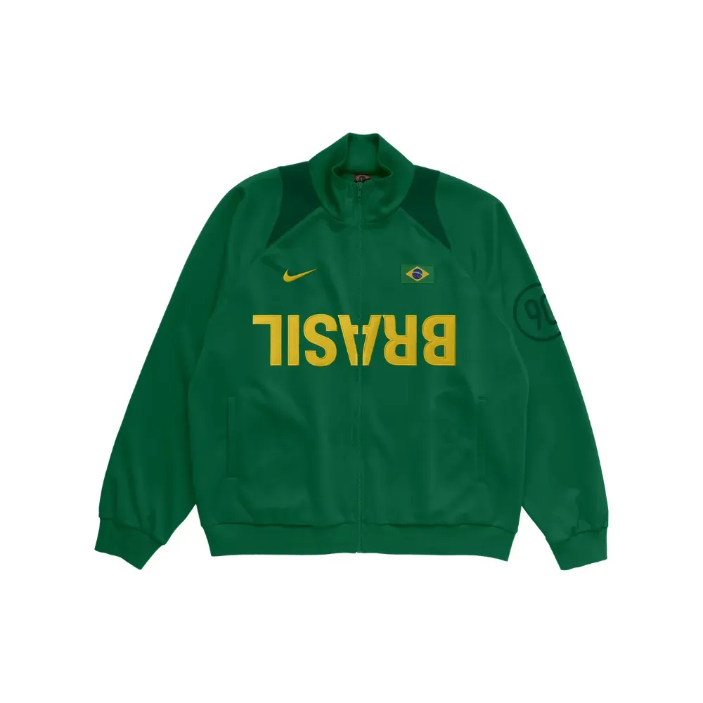 Cactus Jack x Nike Jaqueta Brasil Total 90 Anthem Green - Droper