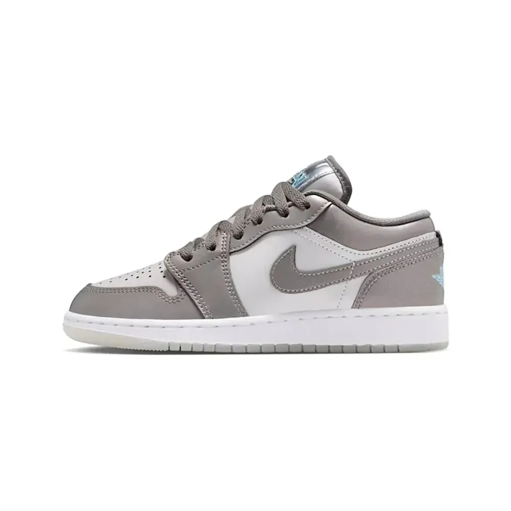 Air Jordan 1 Low Se Grey White Infantil foto 1