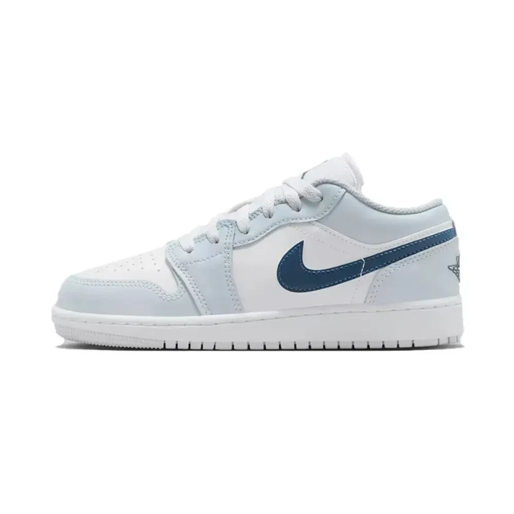 Air Jordan 1 Low SE 6Y ホワイト/グレー/ブルー Air Jordan 1 Low White Pinksicle Infantil - Droper