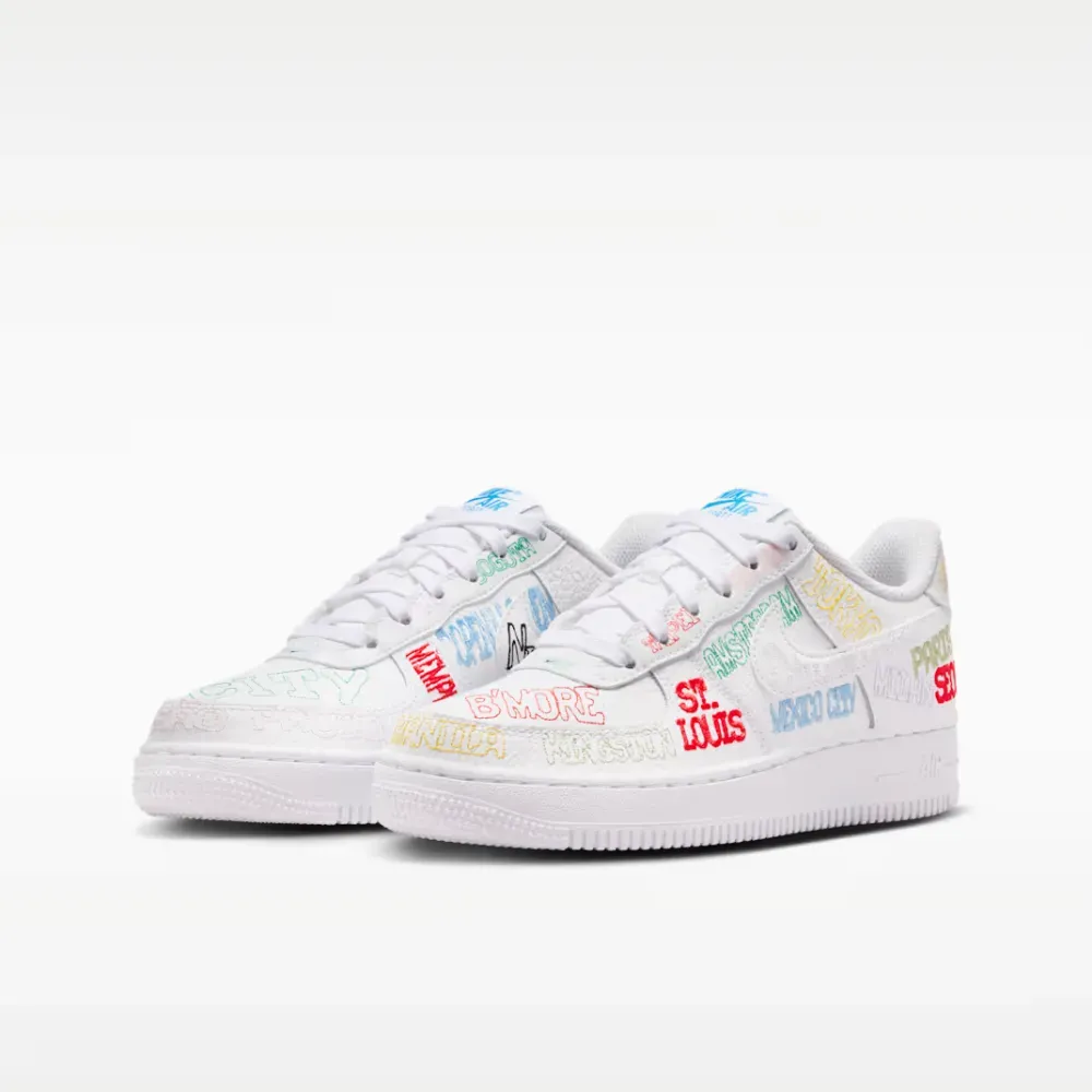 28.5 cm 新品　Nike Air Force 1 World Tour Nike Air Force 1 Low GS World Tour White - Droper
