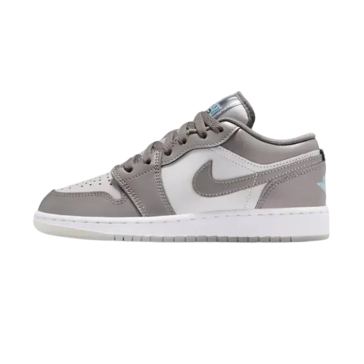 Air Jordan 1 Low Se Grey White Infantil