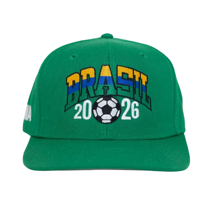 Boné oMA Studios Brasil Retro WC 2026 Green
