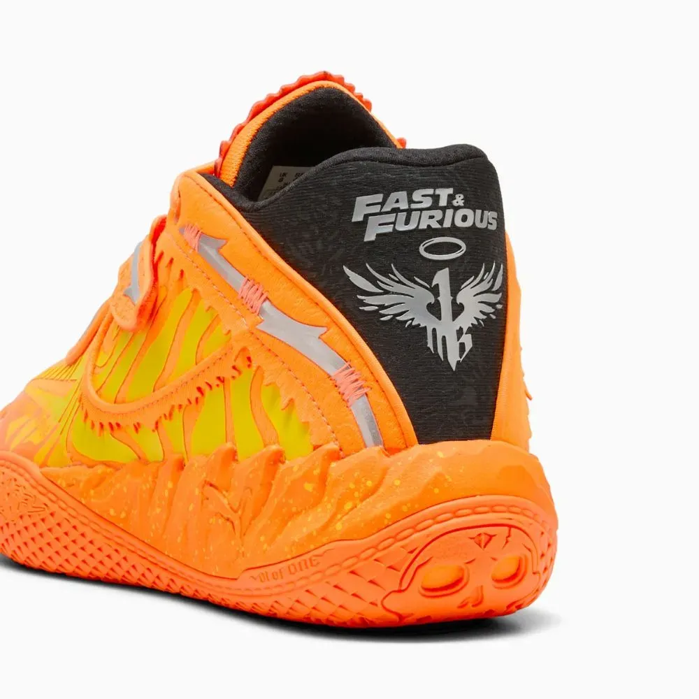 Fast and Furious x Puma MB.05 Heat Fire-Lux Lime foto 4