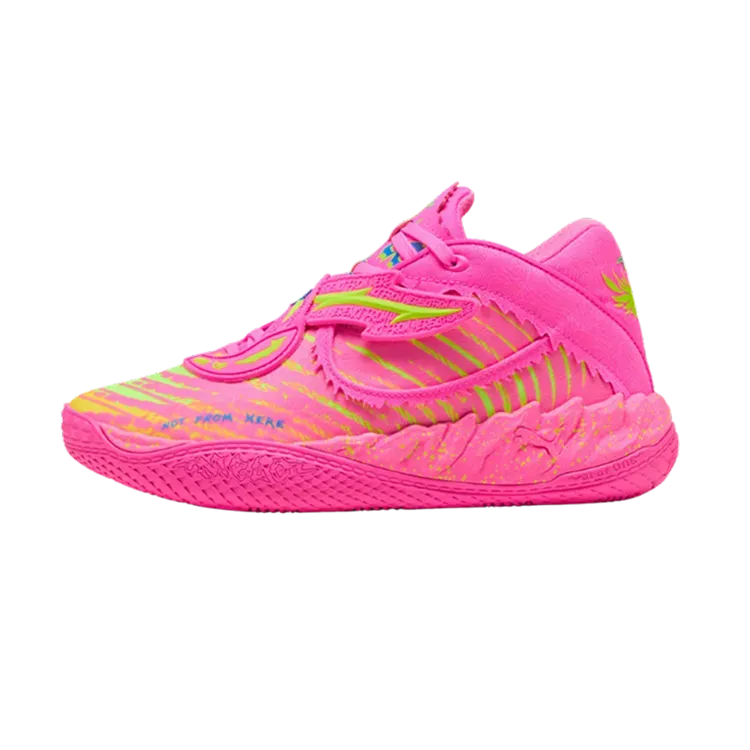 LaMelo Ball x Puma MB.05 Showtime Poison Pink Ultra Blue Yellow Alert