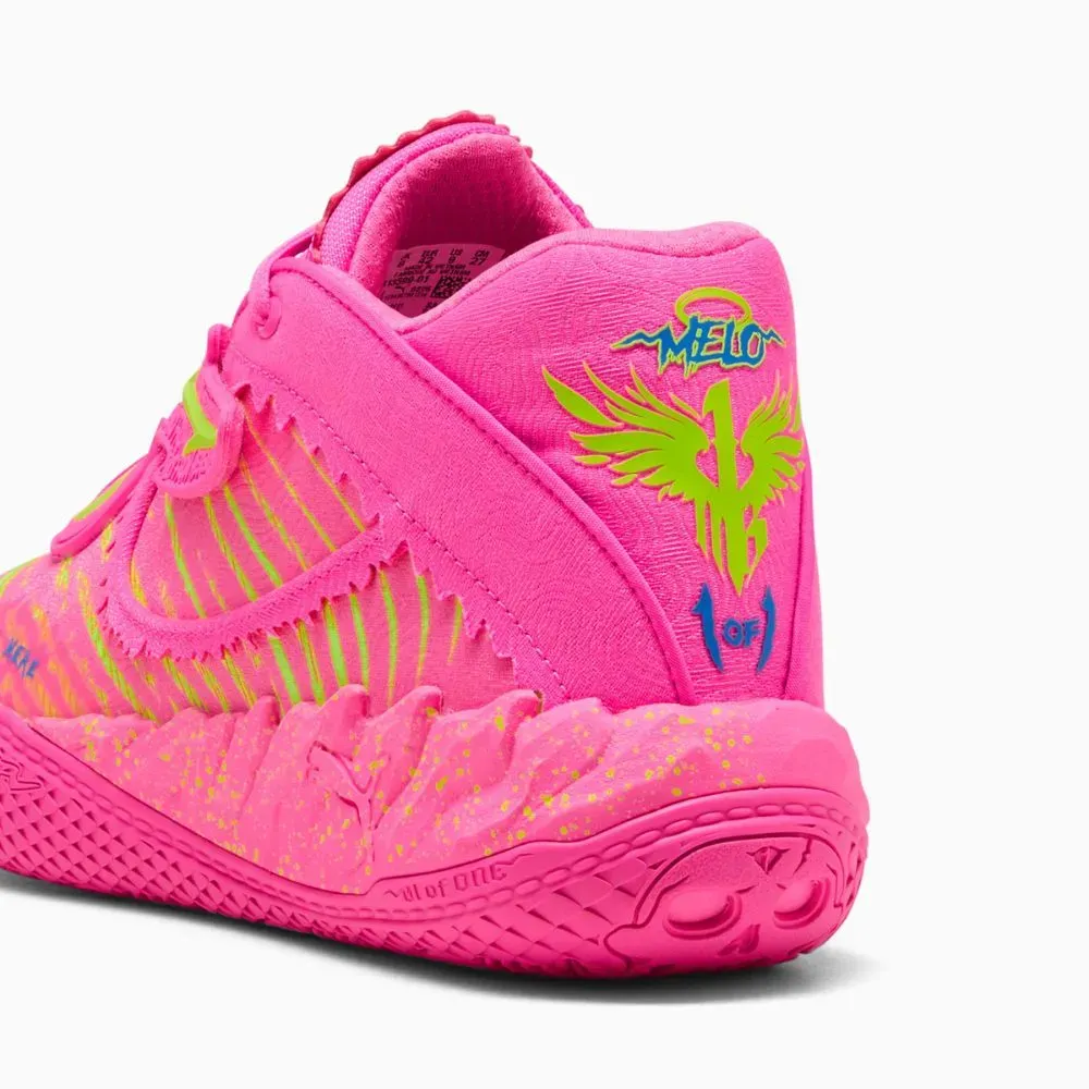 LaMelo Ball x Puma MB.05 Showtime Poison Pink Ultra Blue Yellow