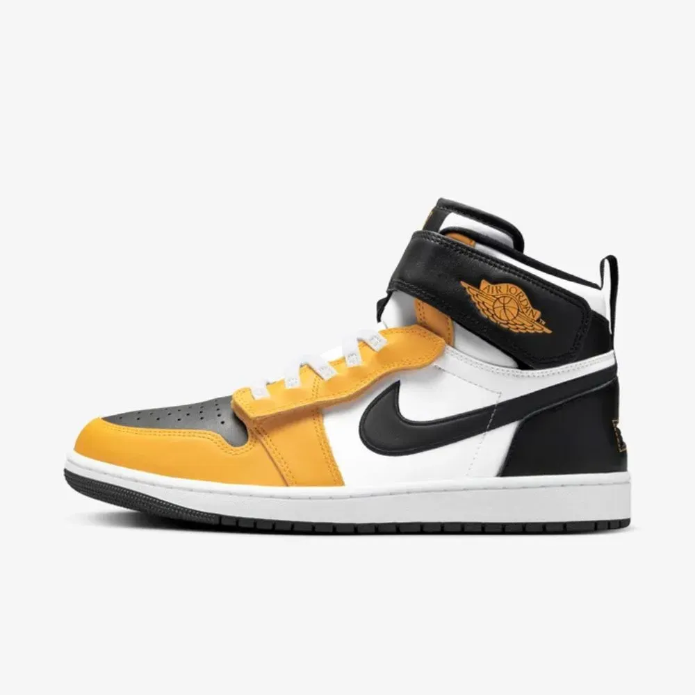 その他 7576 6 Air Jordan 1 Hi FlyEase Yellow Ochre - Droper