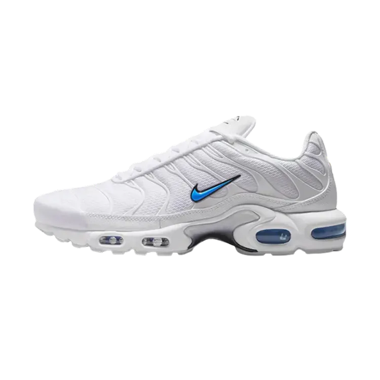 Nike Air Max Plus White Black Blue Crystal