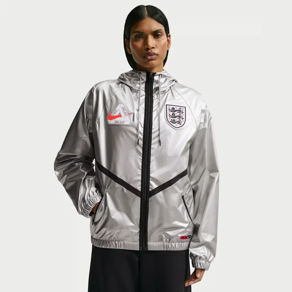 England x Palace x Nike Jaqueta Dri-Fit Academy Anthem Pewter Grey