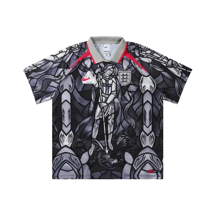 England x Palace x Nike Camiseta Football Jersey Pewter Grey
