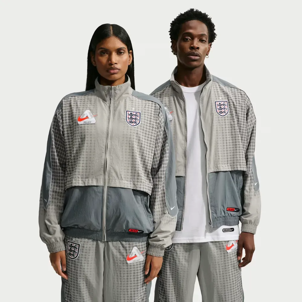 England x Palace x Nike Jaqueta Solo Swoosh Track Jacket Pewter