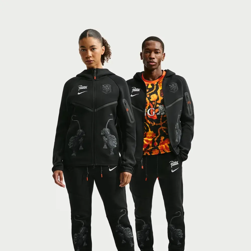 Netherlands x Patta x Nike Jaqueta Hoodie Windrunner Tech Fleece