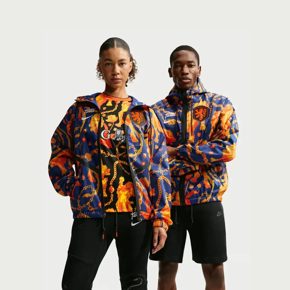 hollington paris マオカラージャケット Netherlands x Patta x Nike Jaqueta Anthem Orange - Droper