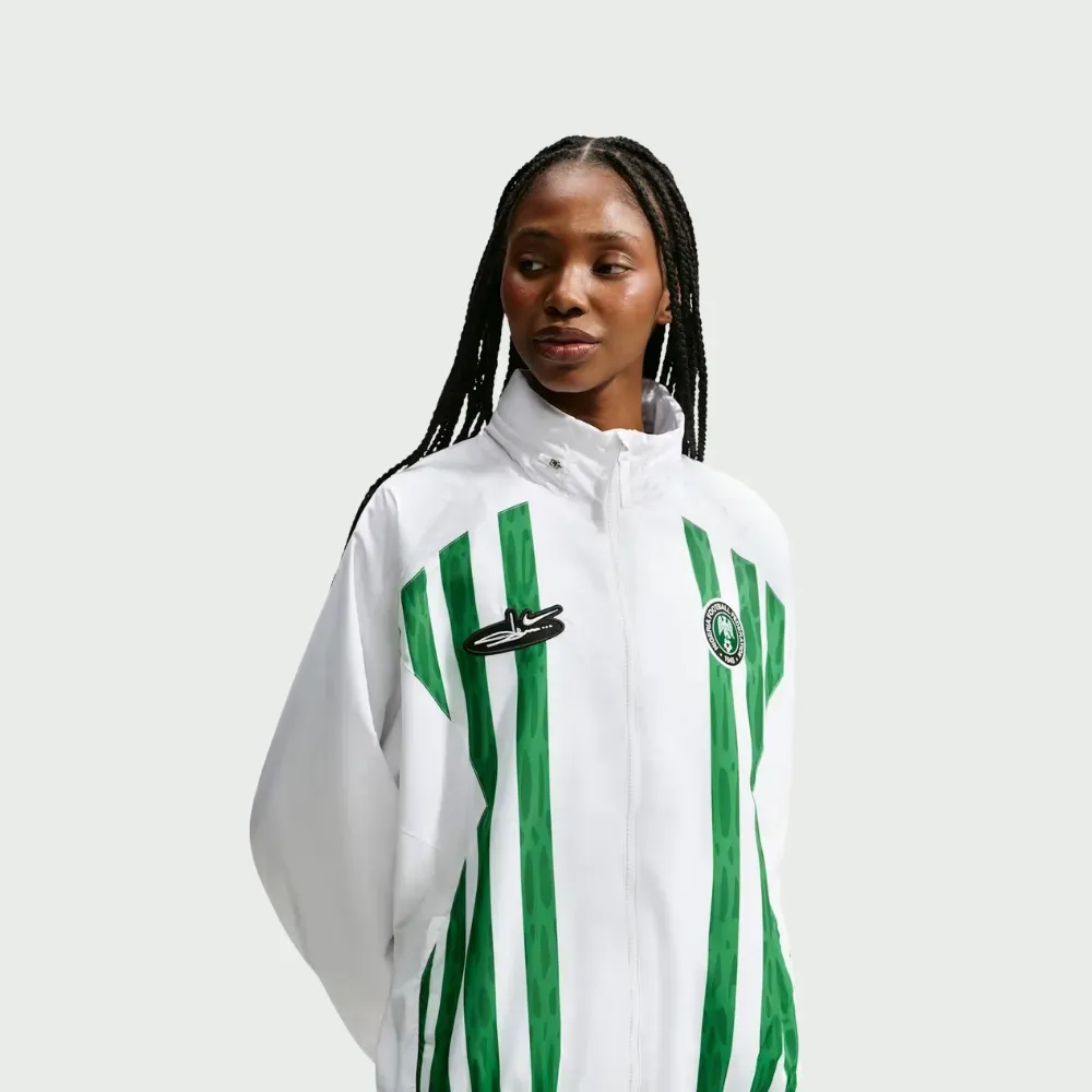 Nigeria x Slawn x Nike Jaqueta Lightweight White - Droper