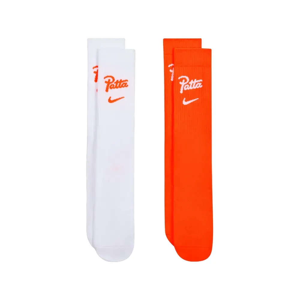 Netherlands x Patta x Nike Meias Everyday Essential White Orange