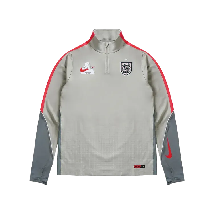 England x Palace x Nike Camiseta Long Sleeve Strike Drill Pewter
