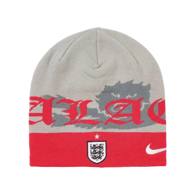 帽子 Nike PALACE World Cup Uncuffed Beanie England x Palace x Nike Touca Uncuffed Pewter Grey - Droper