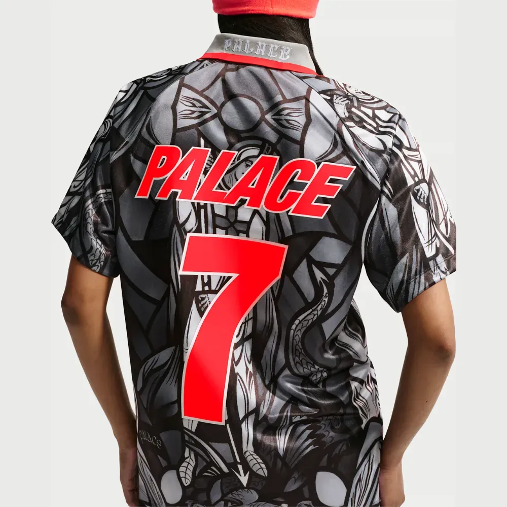 England x Palace x Nike Camiseta Football Jersey Pewter Grey