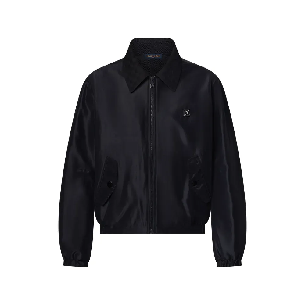 LOUIS VUITTON LVパドロック 黒 17 Jaqueta Louis Vuitton Monogram Chic Reversible Blouson Black - Droper