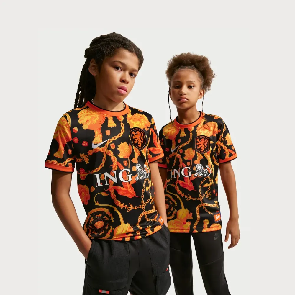 Netherlands x Patta x Nike Camiseta Academy Pro Junior Orange - Droper