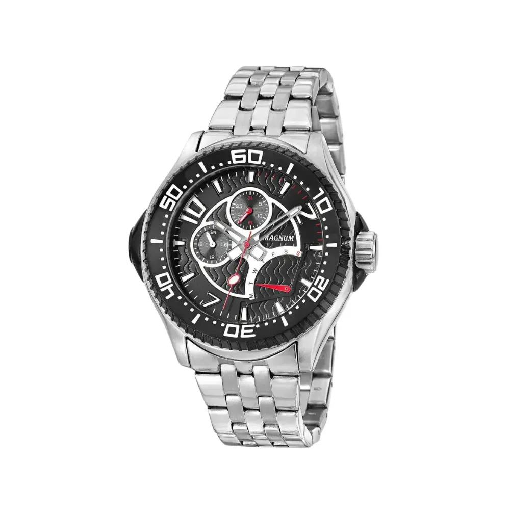 Relógio Magnum MA32603T Silver 47 mm - Droper