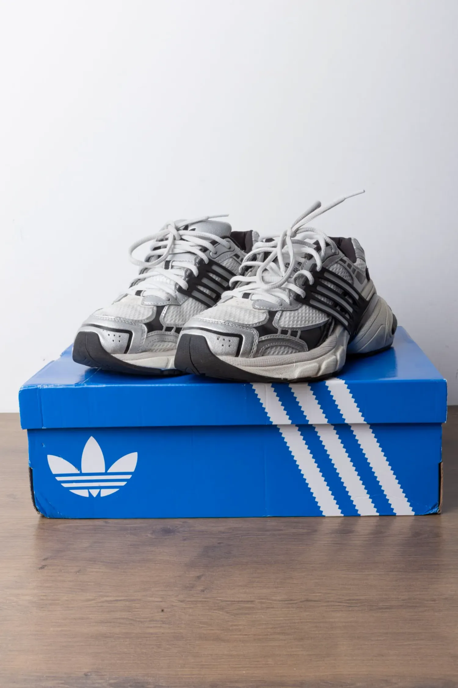 adidas Adistar XLG Cloud White Silver Metallic Grey One