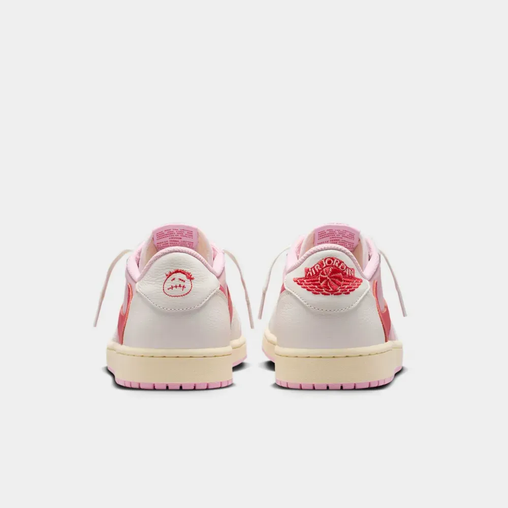 Travis Scott x Air Jordan 1 Low OG SP Sail Tropical Pink - Droper