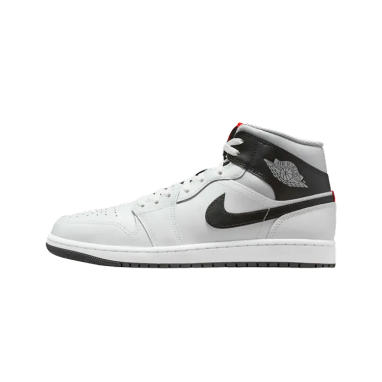 Air Jordan 1 Mid Summit White Neutral Grey