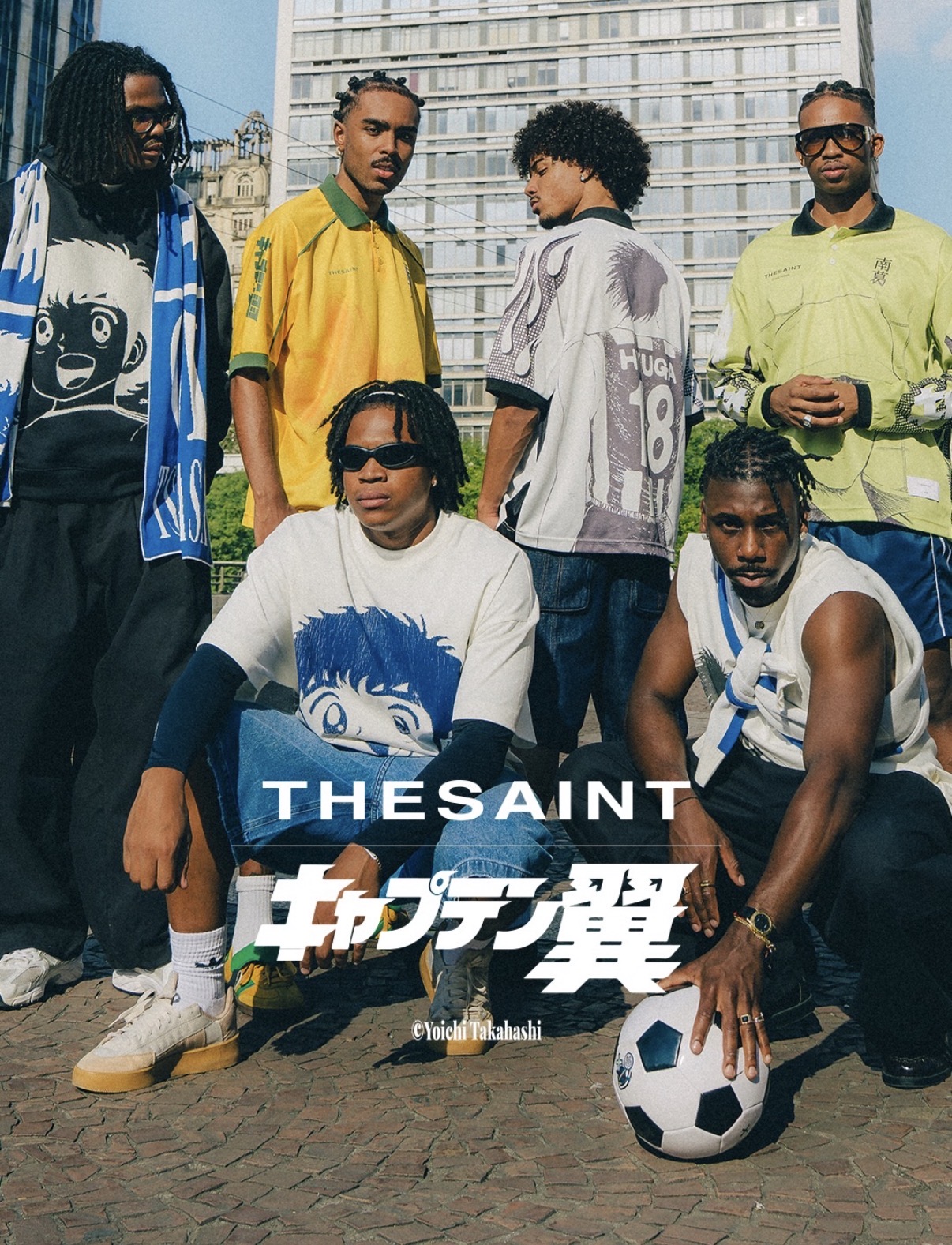 THESAINT e Captain Tsubasa unem forças em coleção que mistura streetwear e nostalgia do futebol