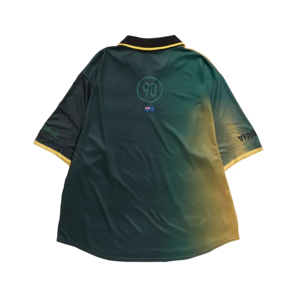 Cactus Jack x Nike Camiseta Australia Total 90 Retro Jersey Green foto 1