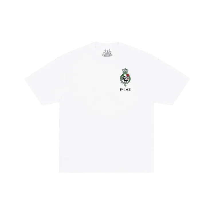 Camiseta Palace Heavy Crest White - Droper