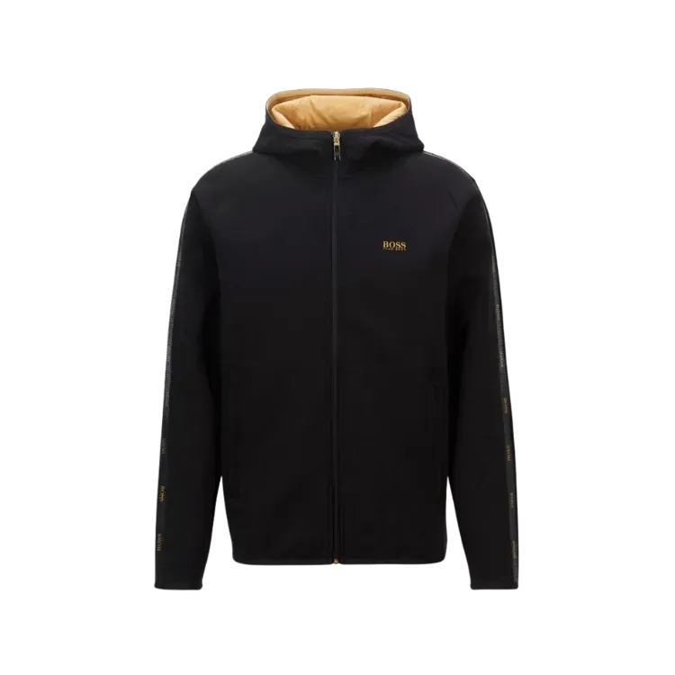 Moletom Hugo Boss Zip-Through Saggy 2 Black