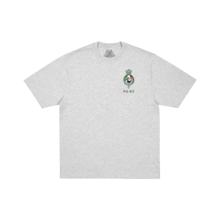 Camiseta Palace Heavy Crest Grey Marl