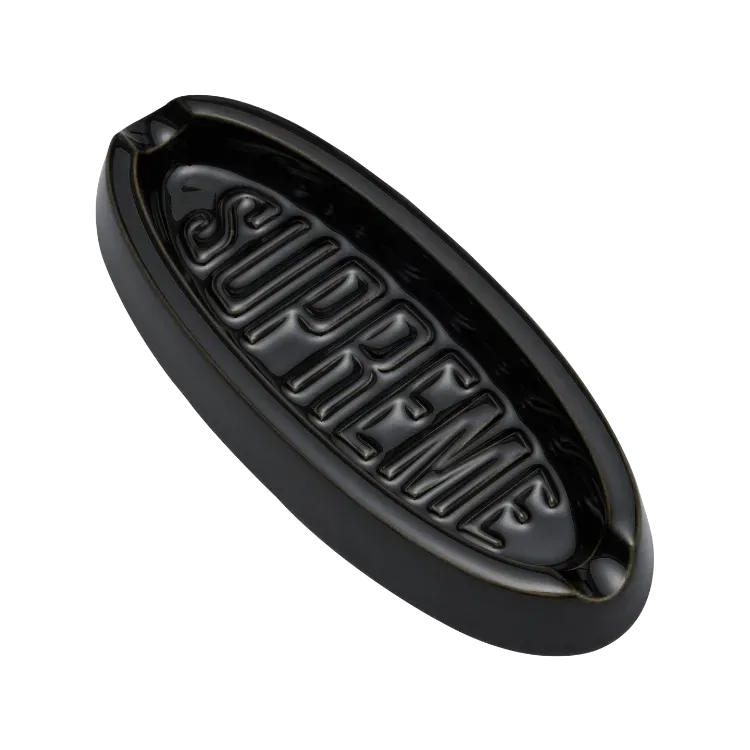 Cinzeiro Supreme Oval Tray Black SS26-W17 - Droper