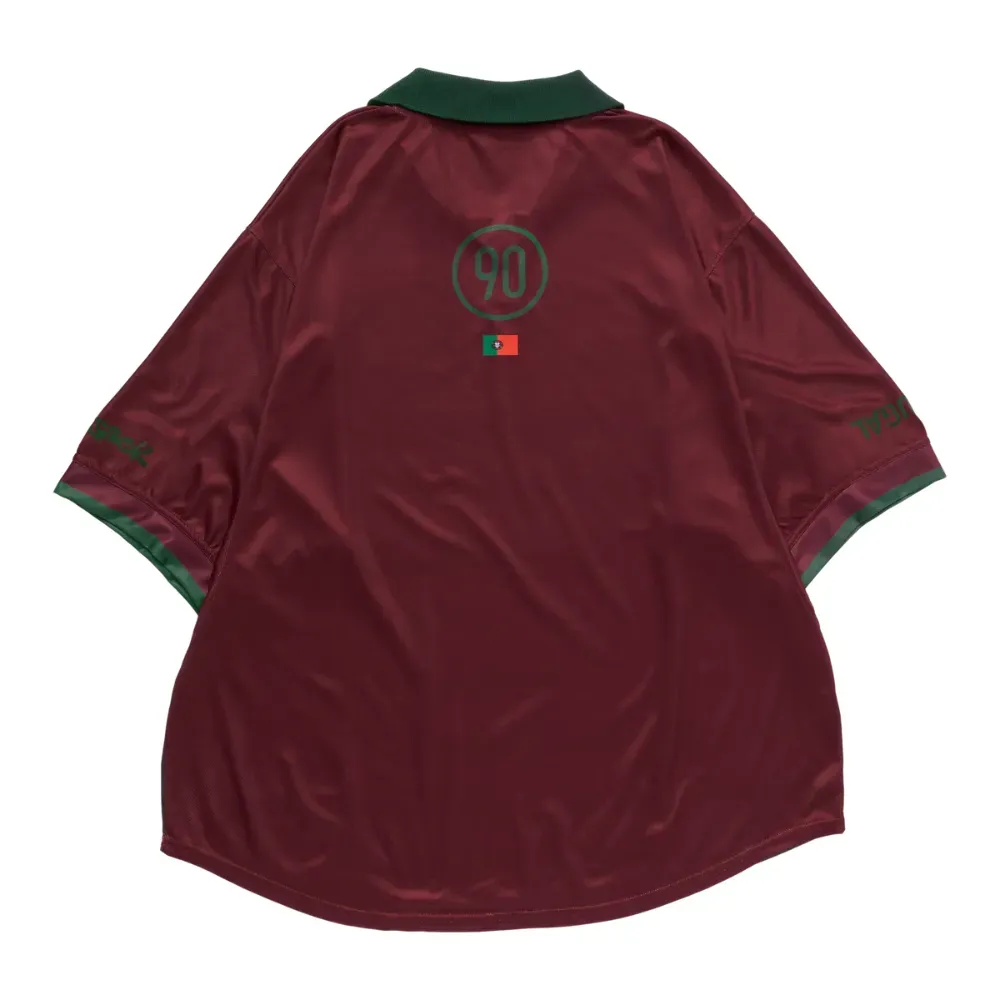 Cactus Jack x Nike Camiseta Portugal Total 90 Retro Jersey Red
