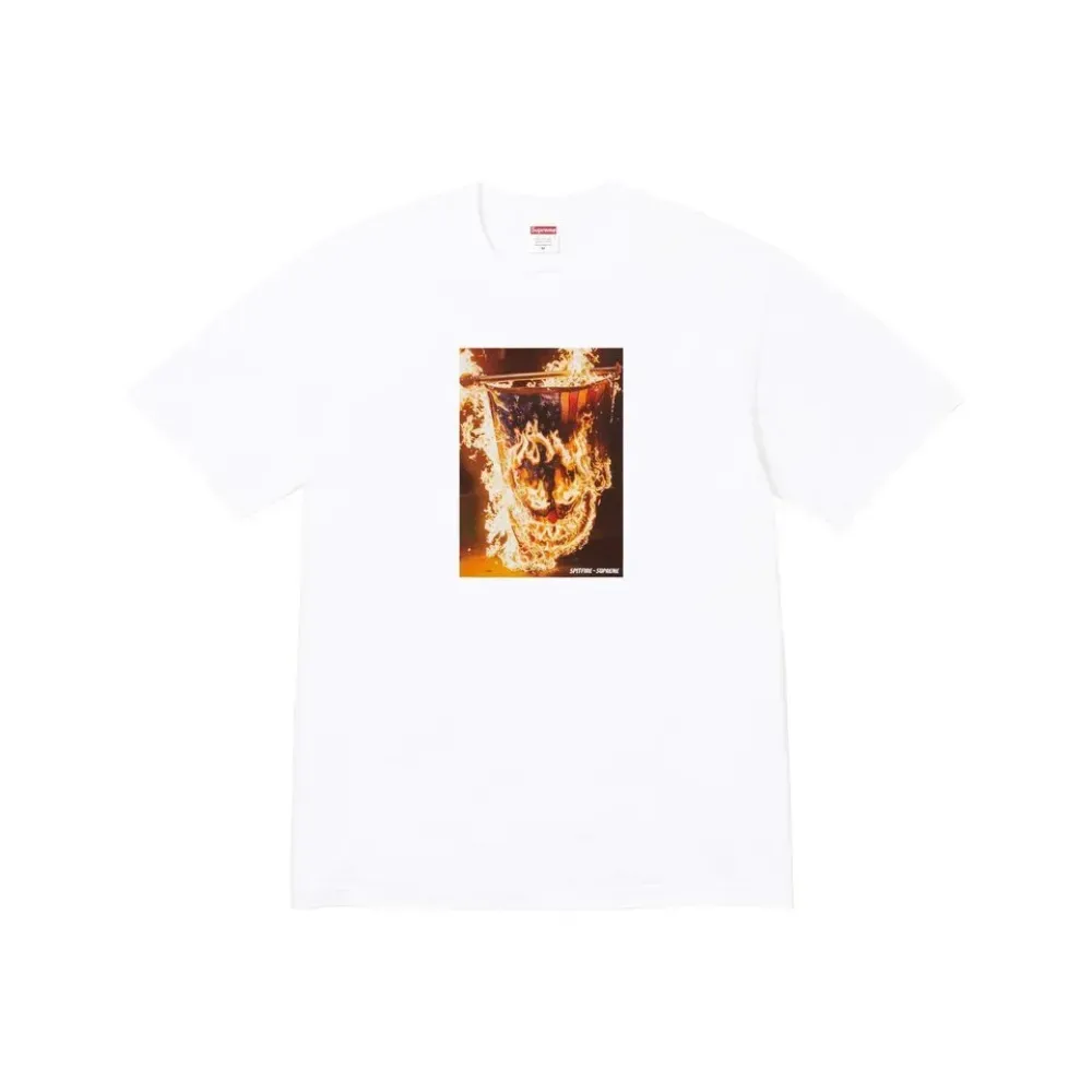 Spitfire x Supreme Camiseta Flag White SS26-W17 - Droper