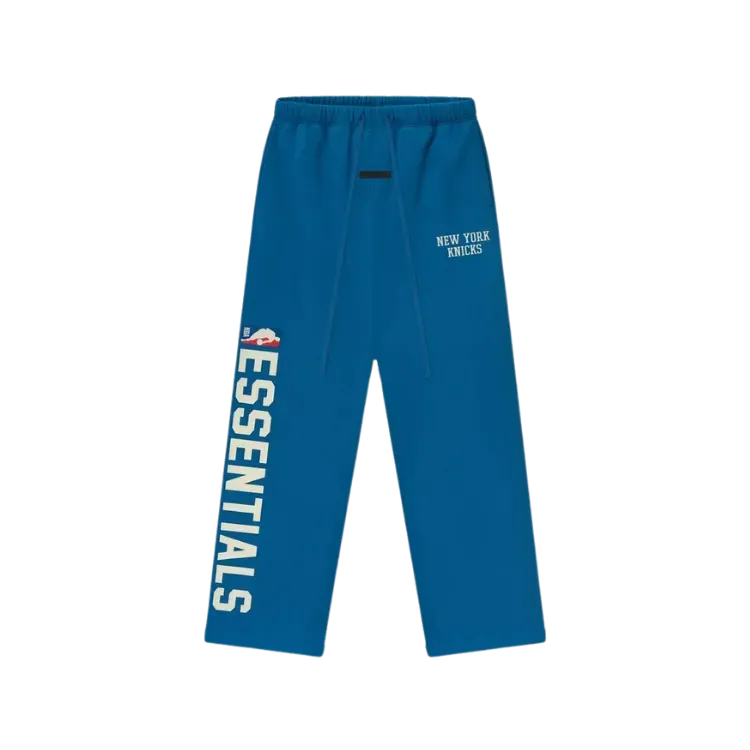 Calça Fear of God Essentials NBA Knicks Lounge Sweatpant Blue