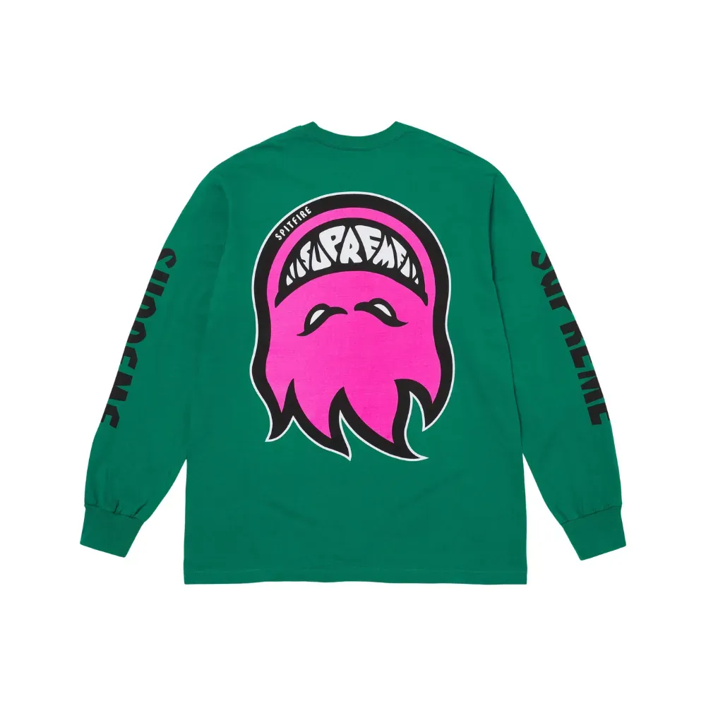 Spitfire x Supreme Camiseta Long Sleeve Light Pine SS26-W17 - Droper
