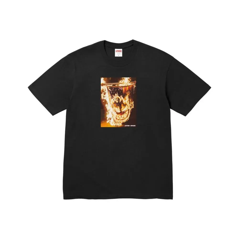 Spitfire x Supreme Camiseta Flag Black SS26-W17 - Droper