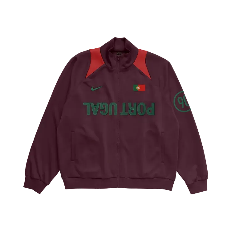 Cactus Jack x Nike Jaqueta Portugal Total 90 Anthem Red