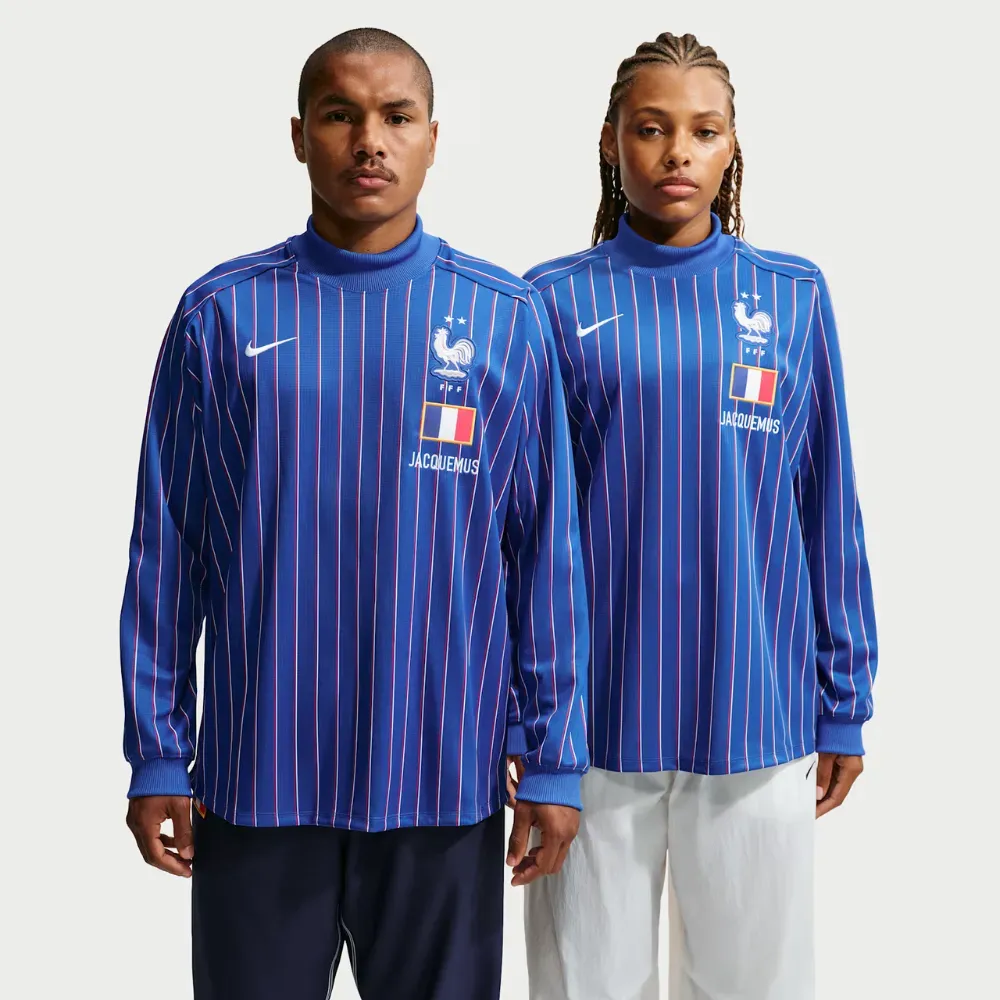 France x Jacquemus x Nike Camiseta Long Sleeve Goleiro Blue - Droper