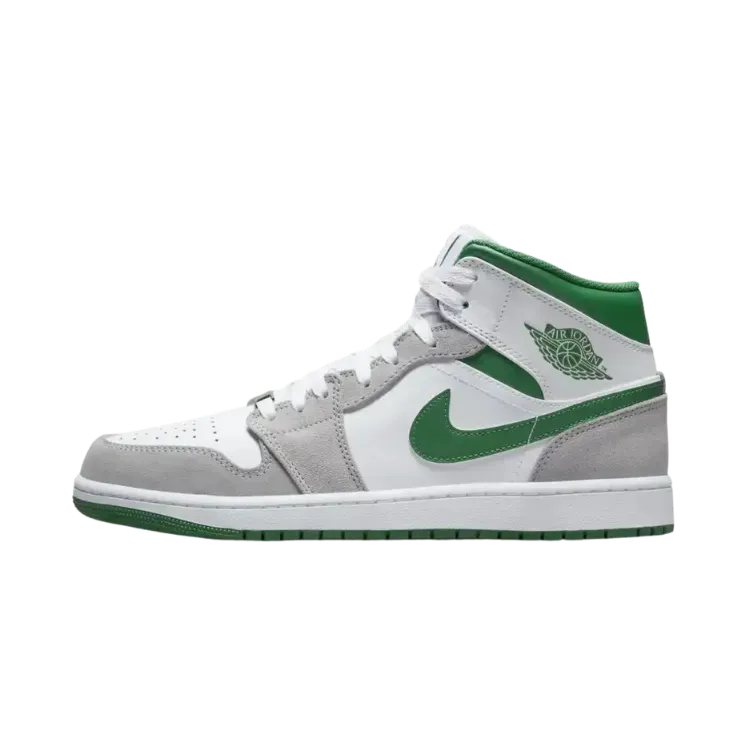 Air Jordan 1 Mid Grey Green