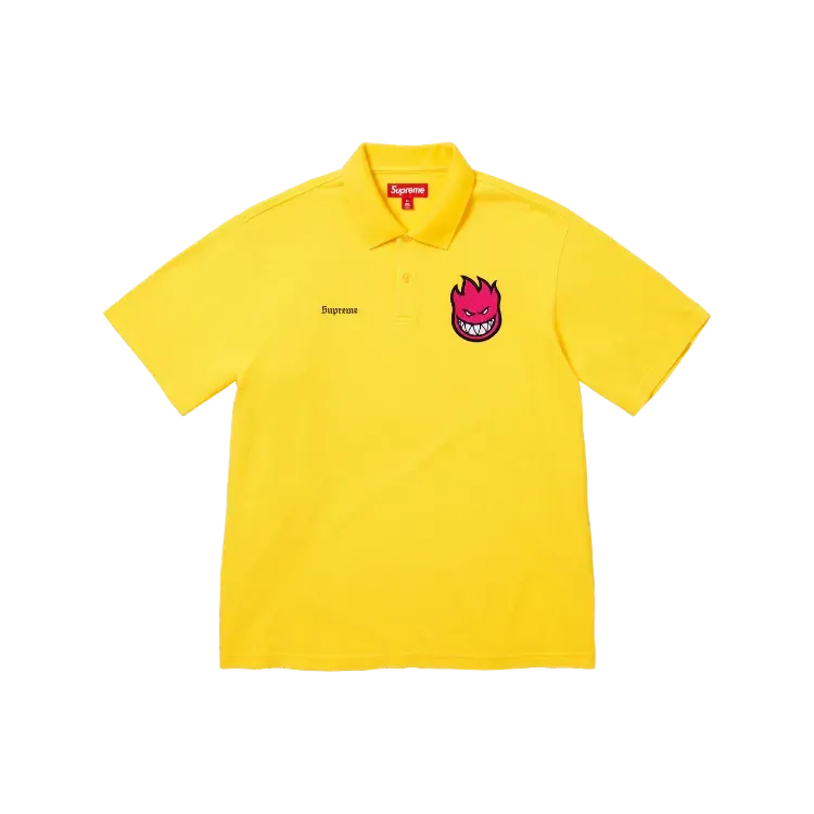 Spitfire x Supreme Camiseta Polo Yellow SS26-W17 - Droper