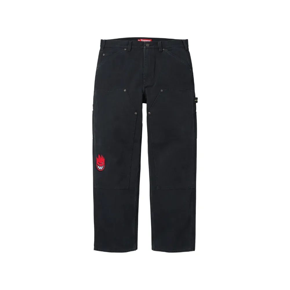 Spitfire x Supreme Calça Double Knee Painter Black SS26-W17 - Droper