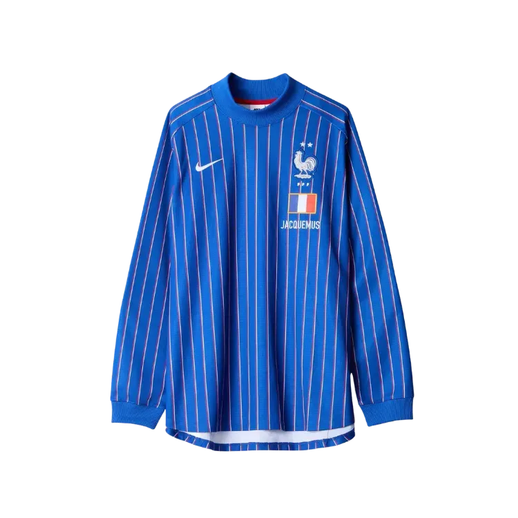 France x Jacquemus x Nike Camiseta Long Sleeve Goleiro Blue - Droper