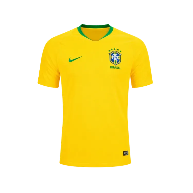 Camisa Nike Brasil I 2018/19 Torcedor Pro Yellow