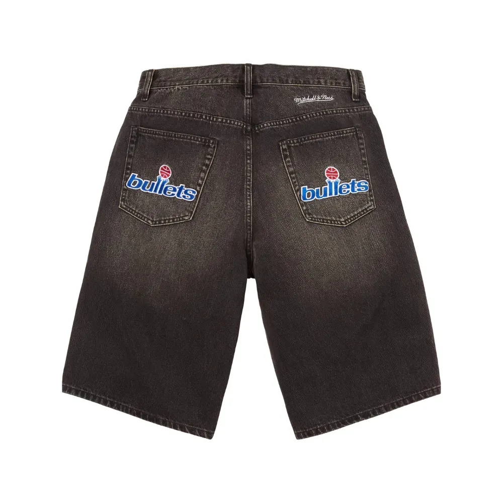 Mitchell & Ness x Supreme Bermuda Washington Bullets Baggy Black